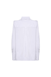 BLUSA LAMDA LARGA TWILL BLANCO