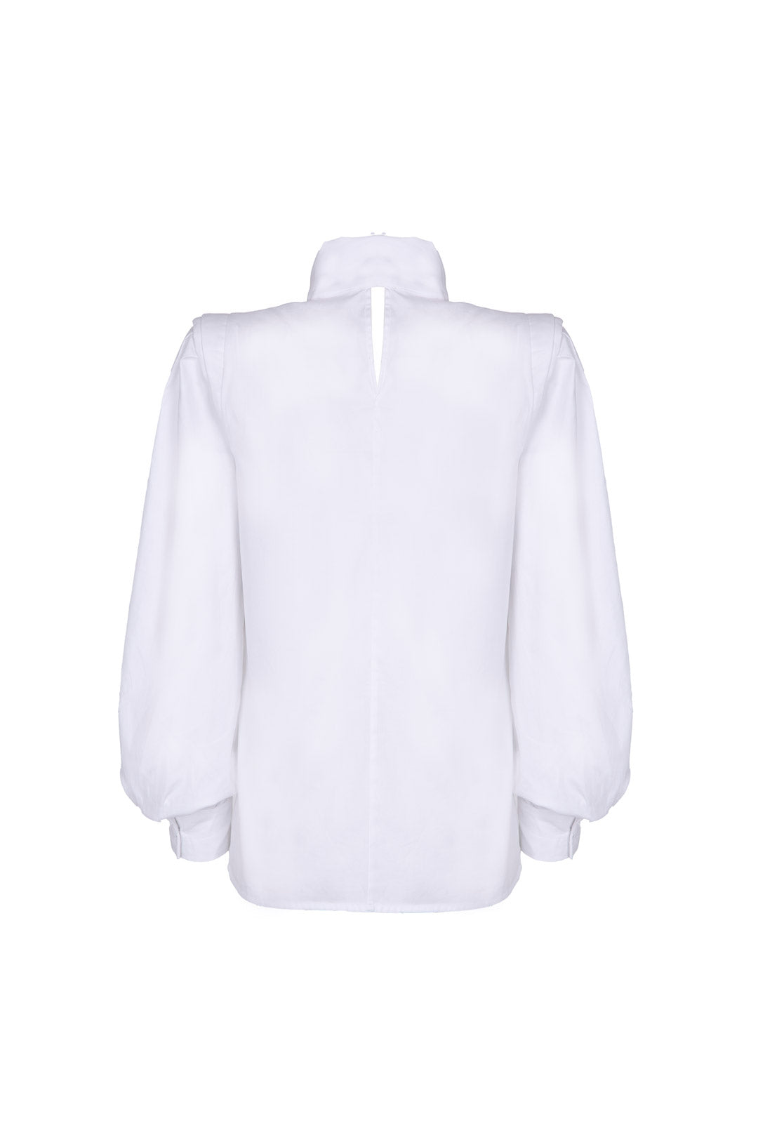 PHI TWILL WHITE BLOUSE