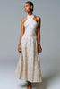 FLORAL VINE CHIFFON DRESS