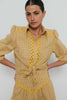 CAMISA CLAU VICHY OCRE