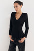 TOP PELMO LISO NEGRO