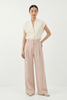 JUANA PLAIN ECRU BLOUSE